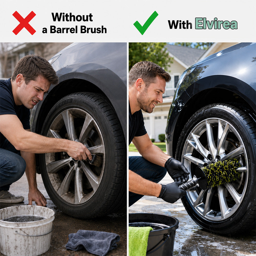 Elvirea™ Wheel Barrel Brush